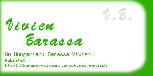 vivien barassa business card